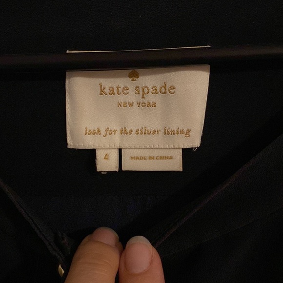 Long sleeved 100 percent silk Kate spade dress - Picture 2 of 5